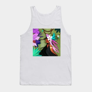 Pink Feathers Tank Top